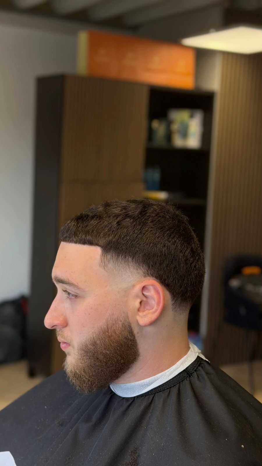 Fade met volle baard